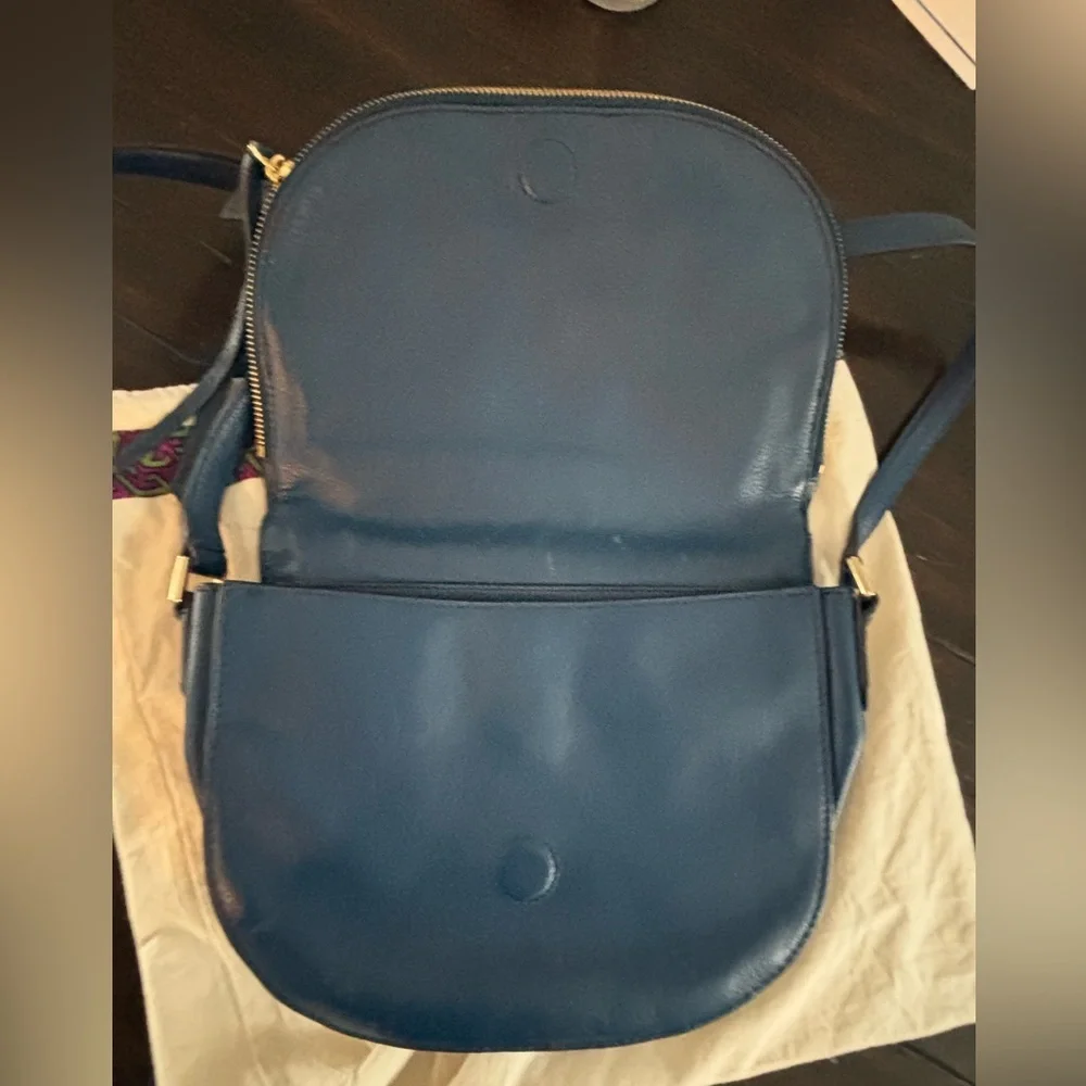 Tory Burch Brody Leather Saddle Bag Retail $450